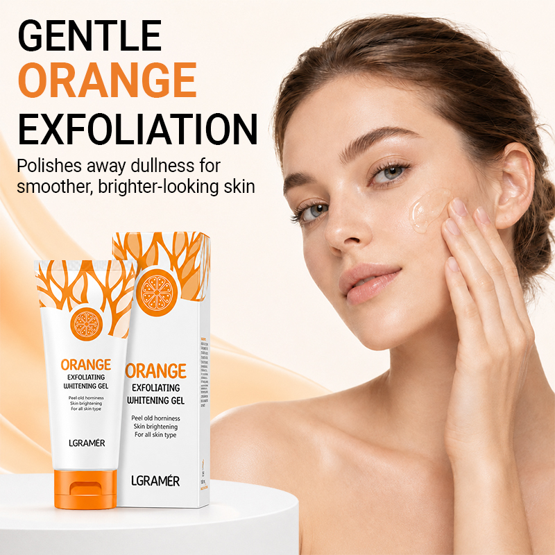 Skincare Whitening - Gel Esfoliante all'Arancia 50g, Rimuovi Macchie,