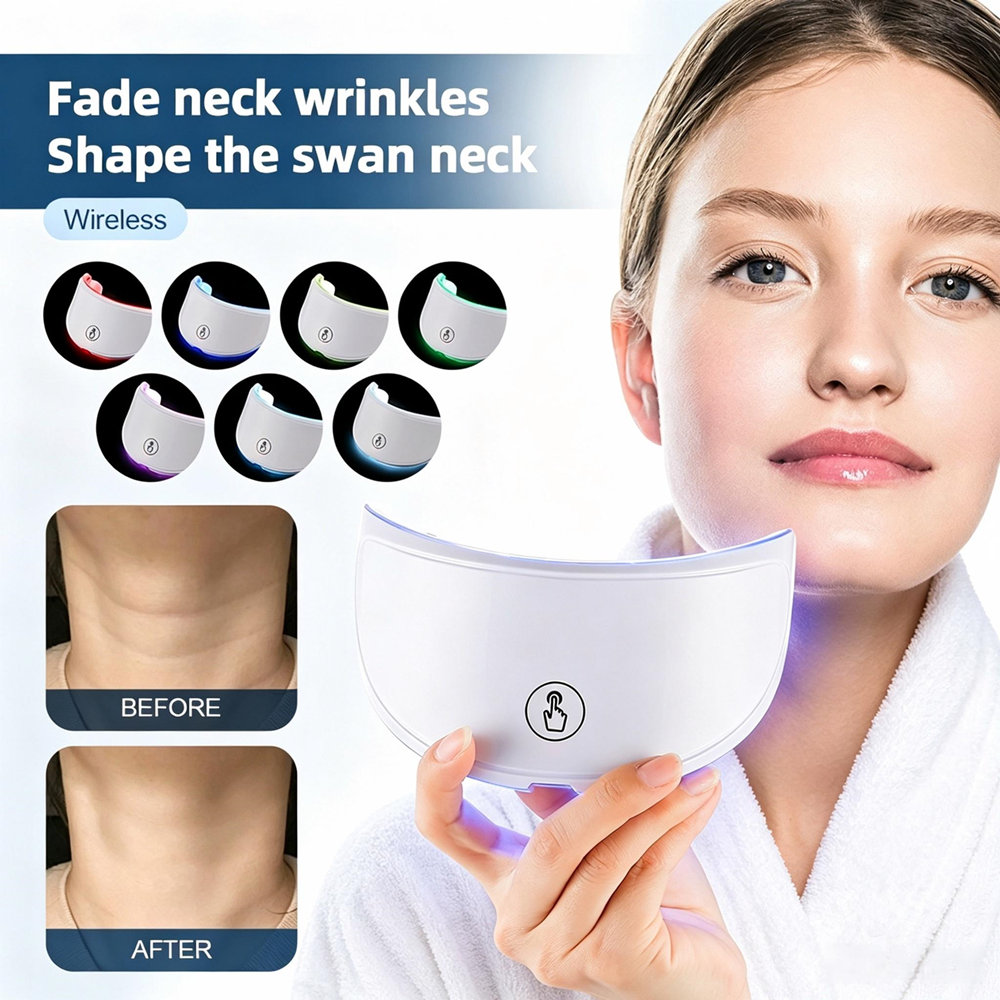 Skincare Whitening - Maschera LED per il collo, 7