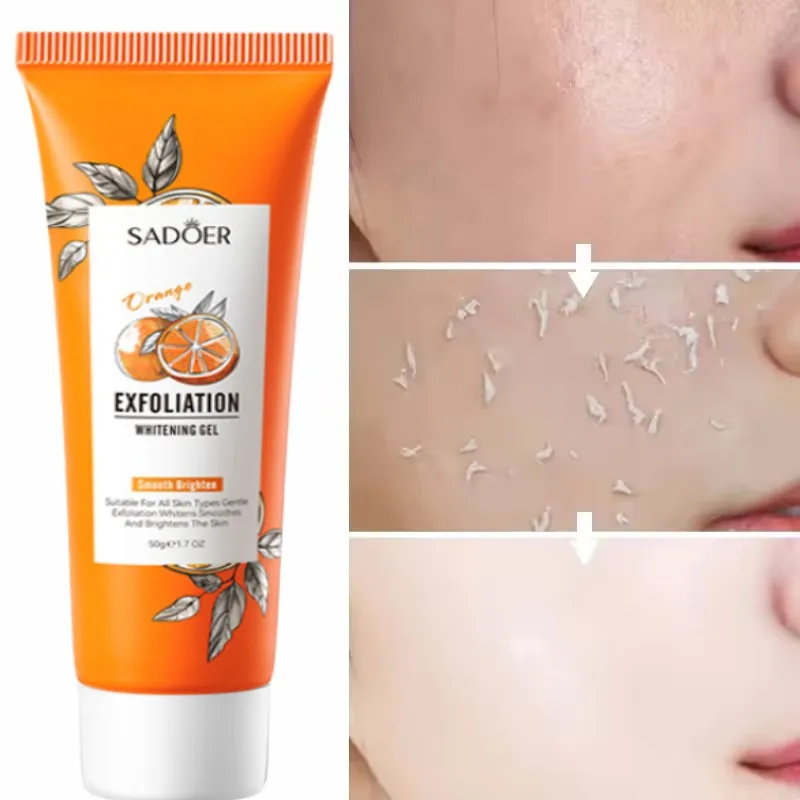 Peptide Neck Cream - Gel peeling esfoliante arancione Scrub viso