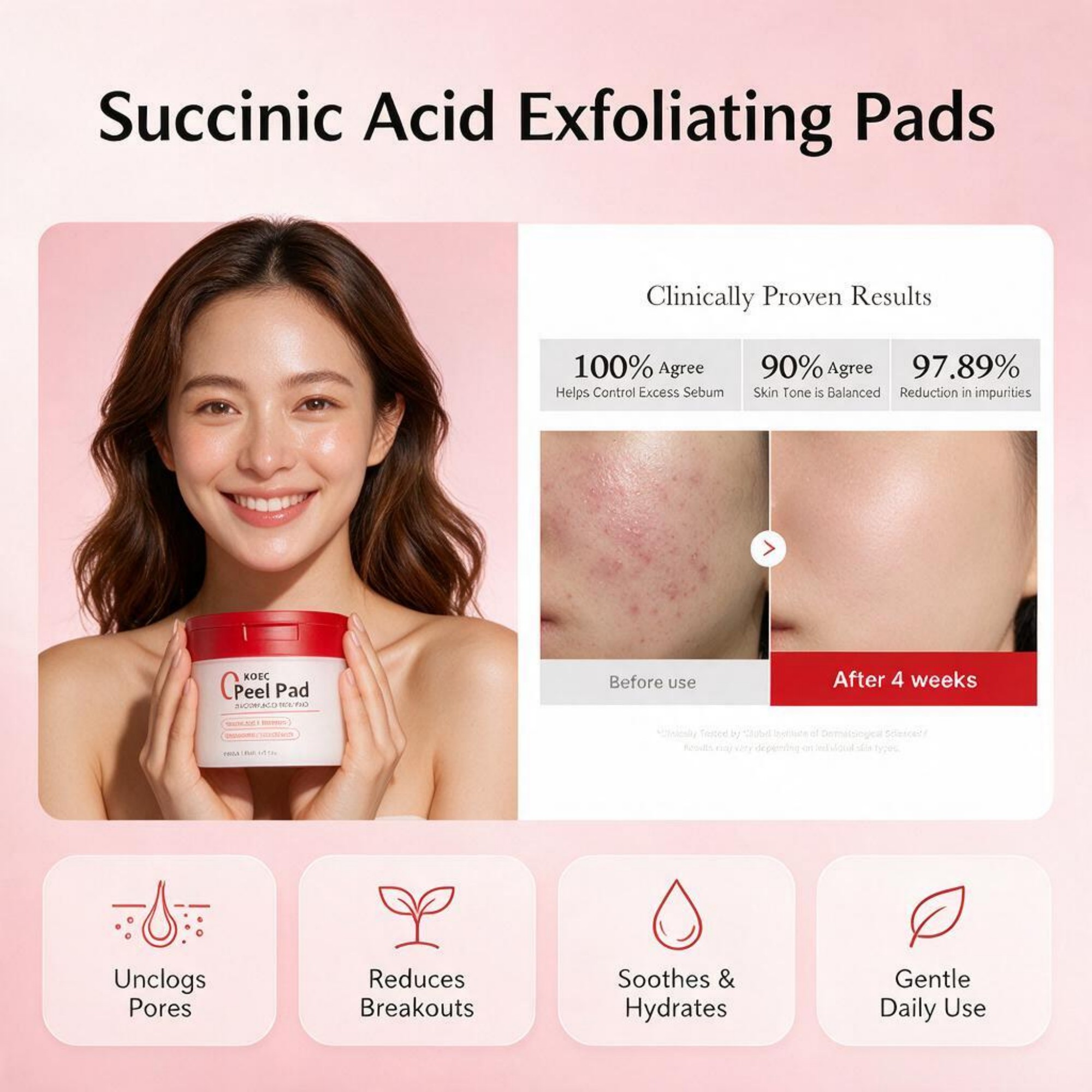Skincare Non Comedogenic - 2026 Nuovi Dischetti Esfolianti per il