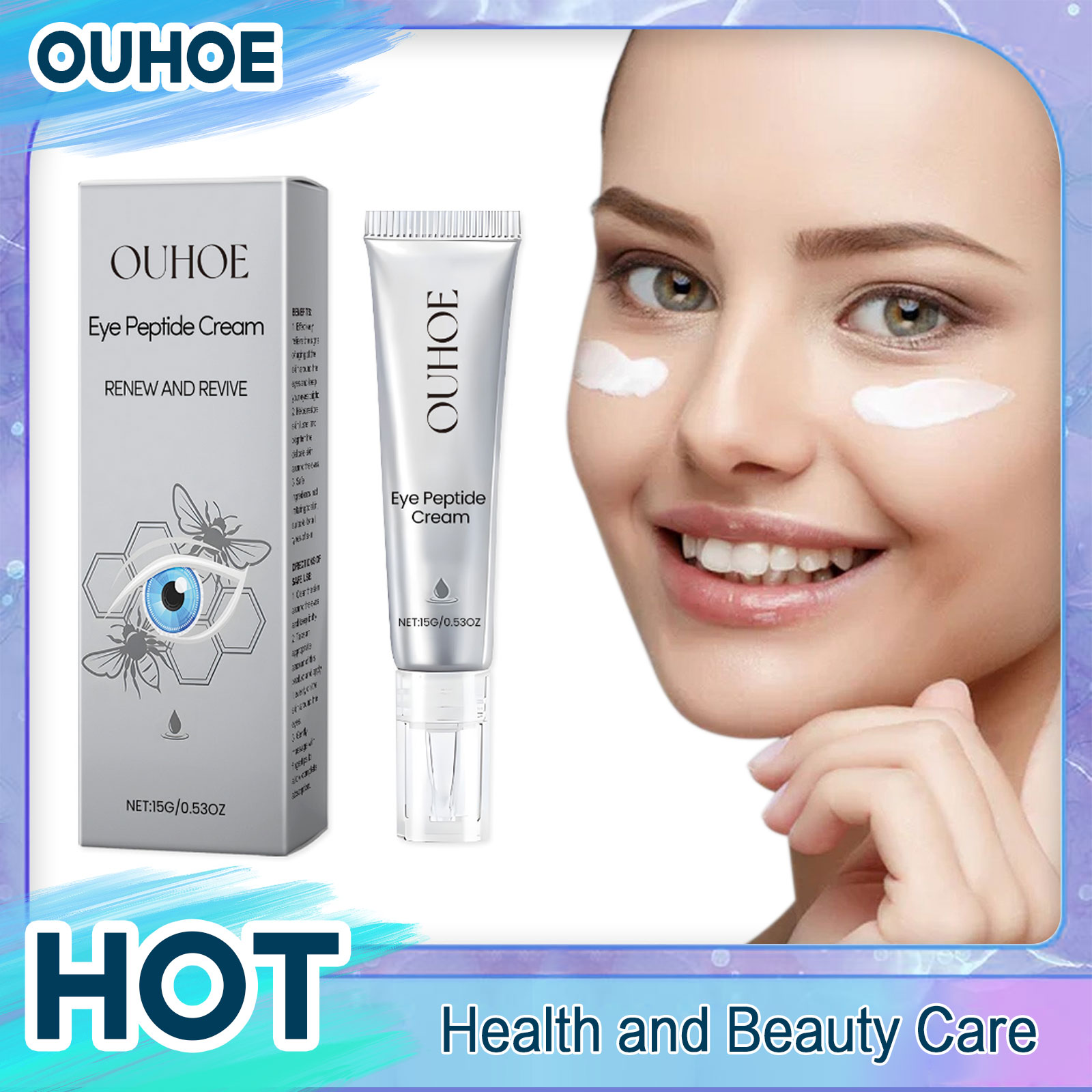 Eye Cream Peptide - Gel Contorno Occhi Lifting Peptidico: Attenua