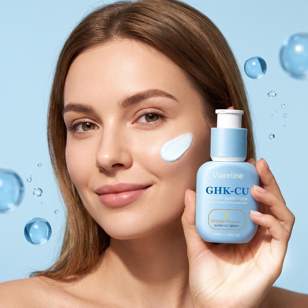 Crema Solare al Peptide GHK-Cu - Spf 50 Sunscreen recensione e prezzo