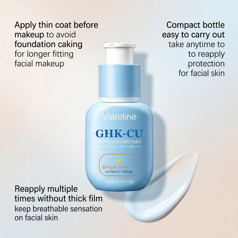 Crema Solare al Peptide GHK-Cu - Spf 50 Sunscreen recensione e prezzo