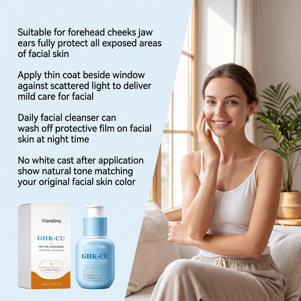 Crema Solare al Peptide GHK-Cu - Spf 50 Sunscreen recensione e prezzo