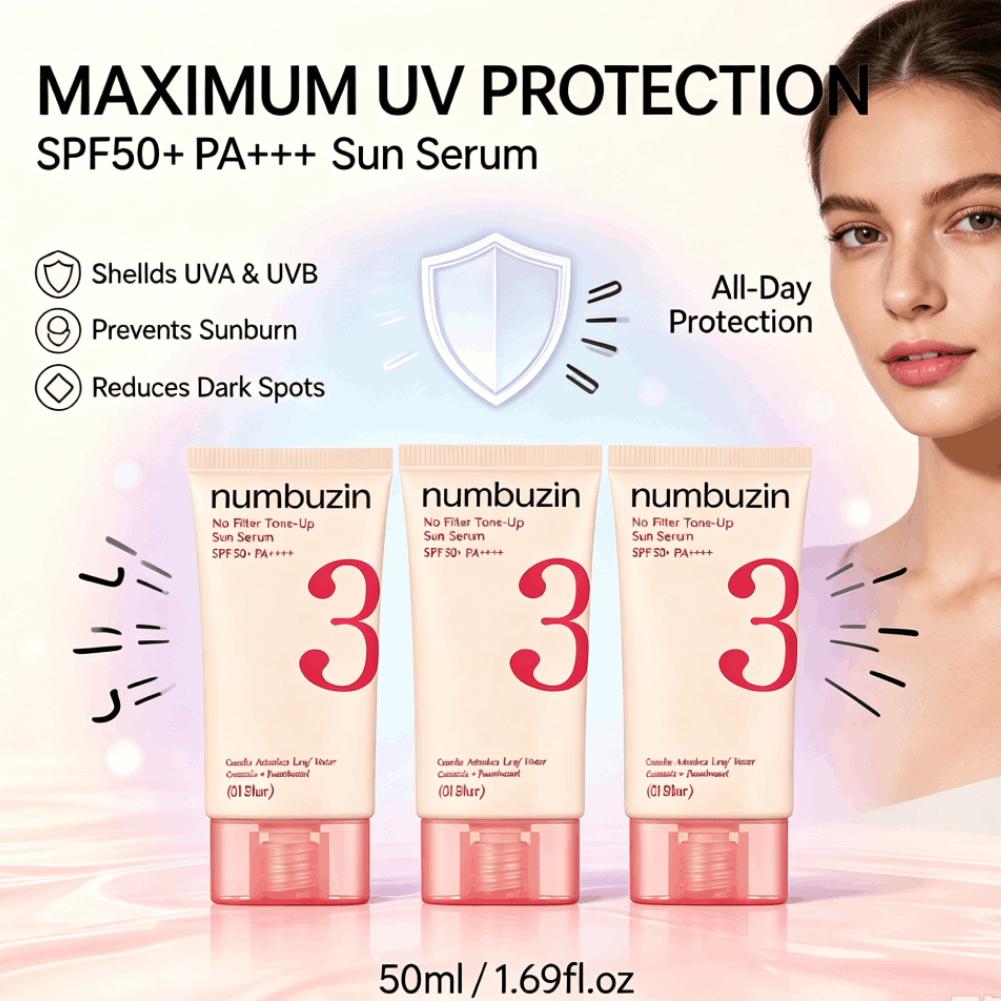 Numbuzin 3 Sun Serum SPF50+ Ce - Spf 50 Sunscreen recensione e prezzo