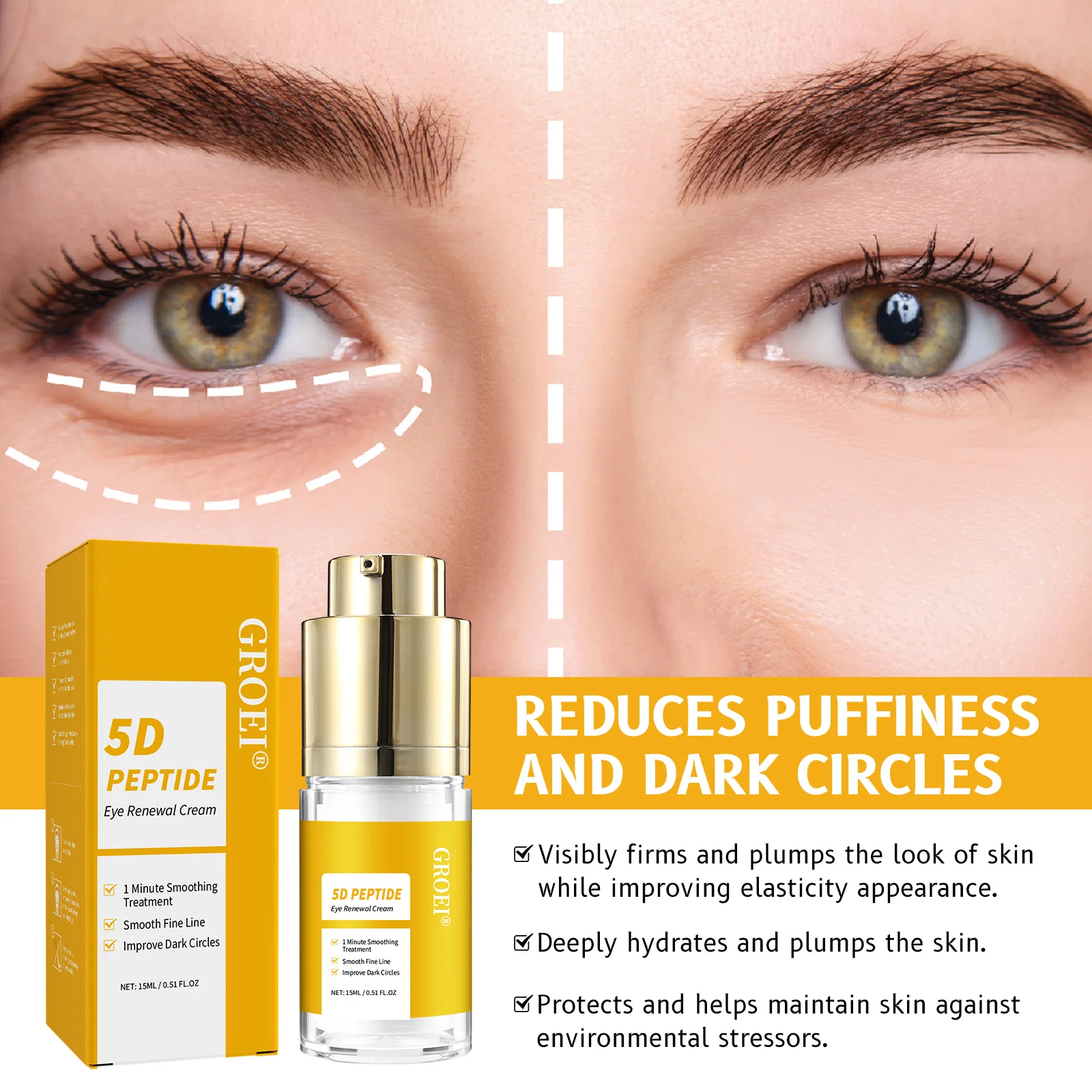 Soluzione per cerchi scuri e g - Eye Cream Peptide recensione e prezzo